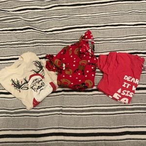 Bundle of Christmas shirts boys